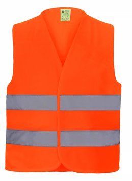 Жилет оранжевий світловідбивний Artmaster VEST2 літній дорожника 3146654601 фото
