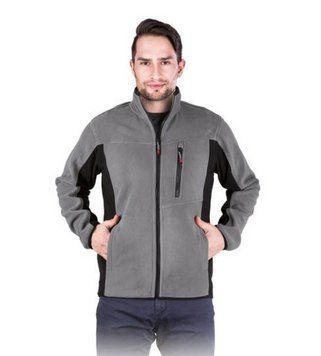 Робоча флісова кофта сіро-чорна REIS POLAR-TWIN SB POLARTWIN фото